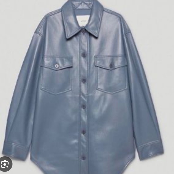 Aritzia wilferd Ghana jacket leather - Picture 2 of 2